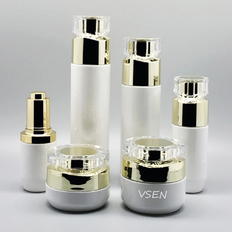 心悦白色高档化妆品包装瓶子 面霜瓶子批发 透明(图11)